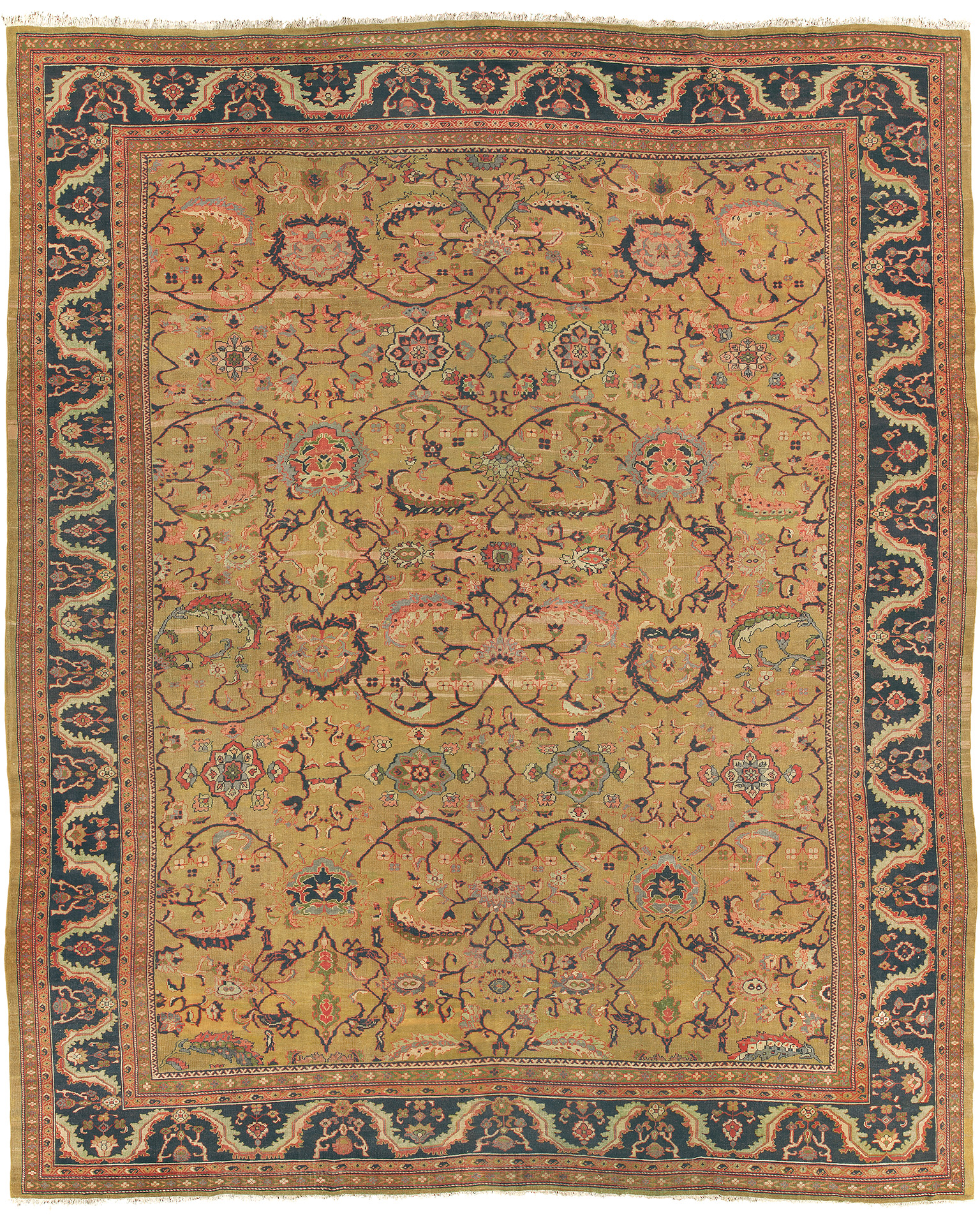 Antique sultan abad Carpet - # 57268