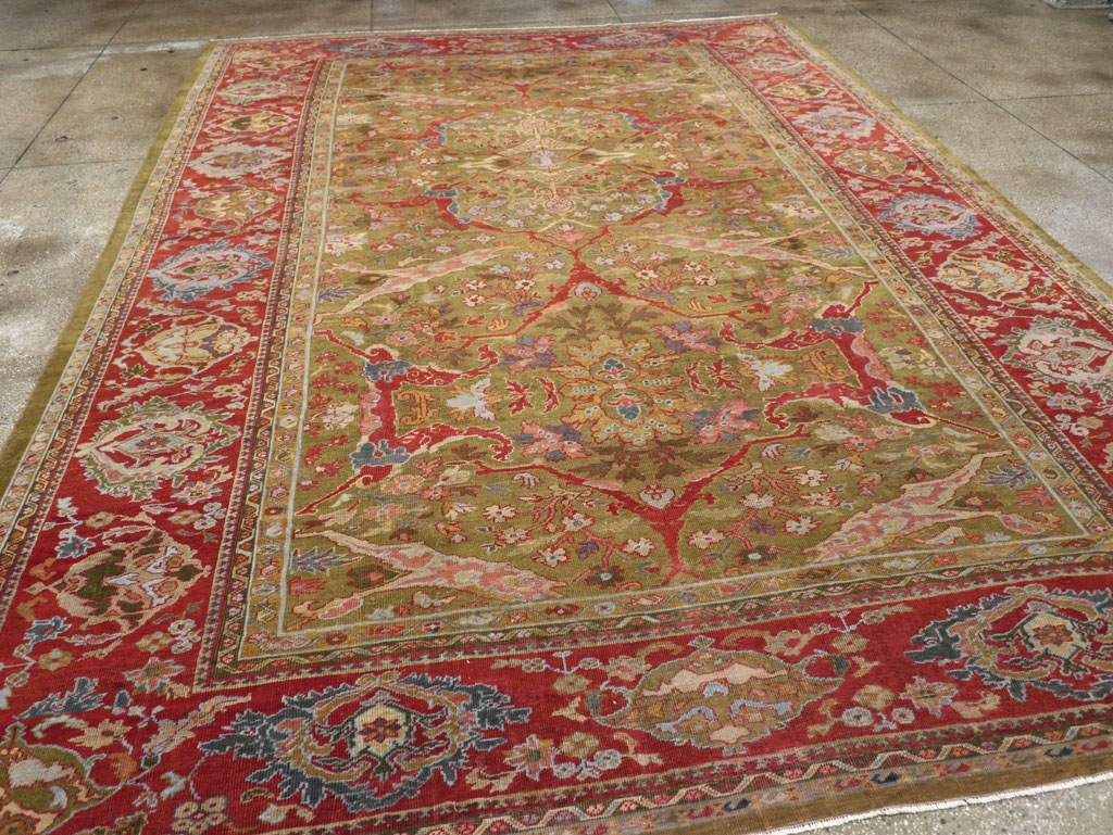 Antique sultan abad Carpet - # 57305