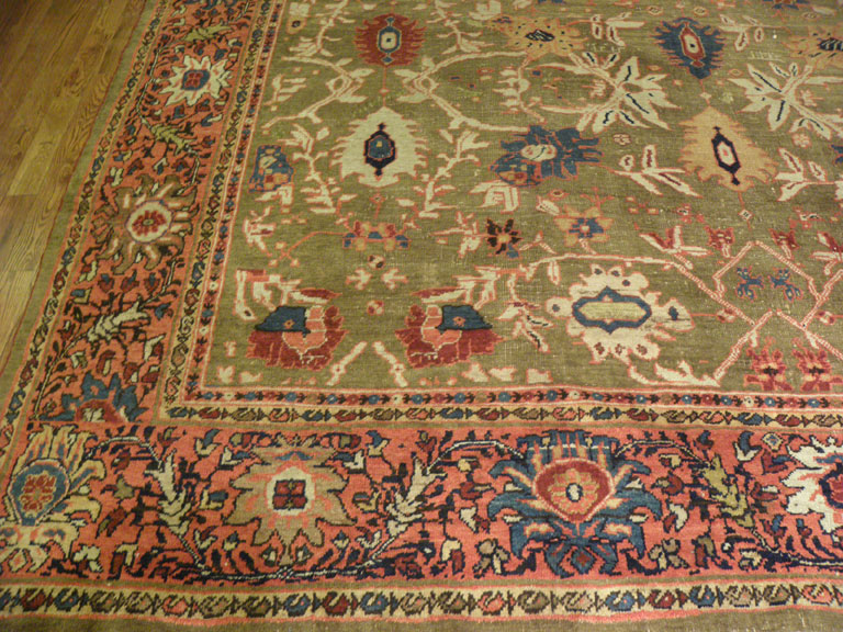 Antique sultan abad Carpet - # 6761