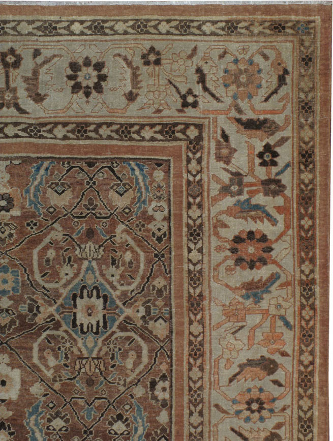 Antique sultan abad Carpet - # 6801