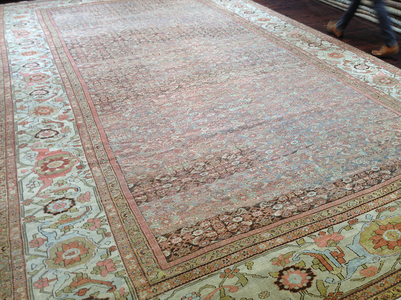 Antique sultan abad Carpet - # 6813