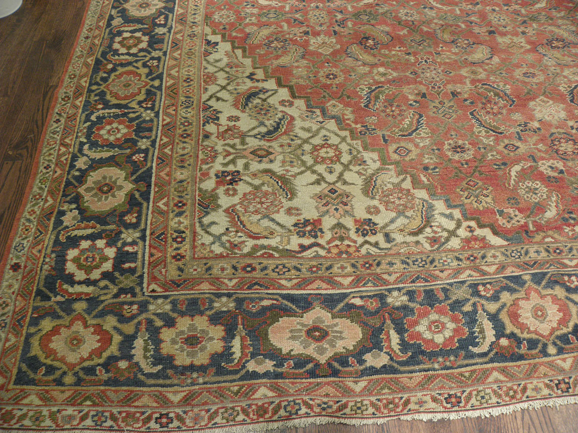 Antique sultan abad Carpet - # 7351