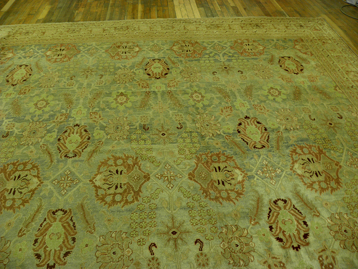Antique sultan abad Carpet - # 7417