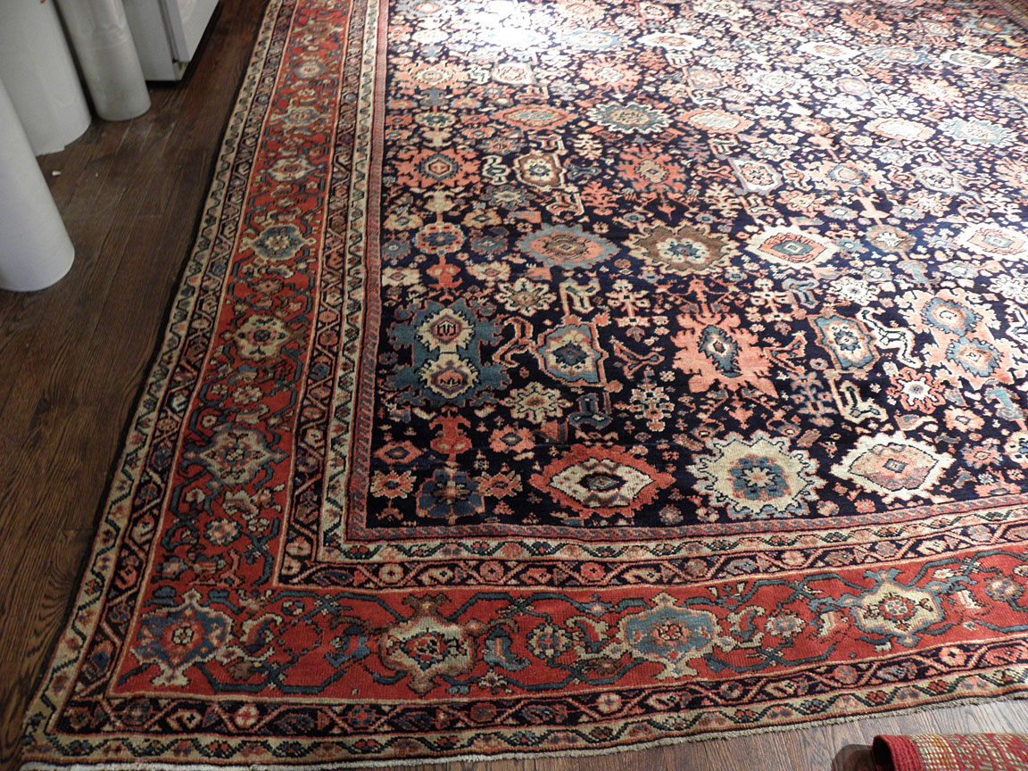 Antique sultan abad Carpet - # 8575