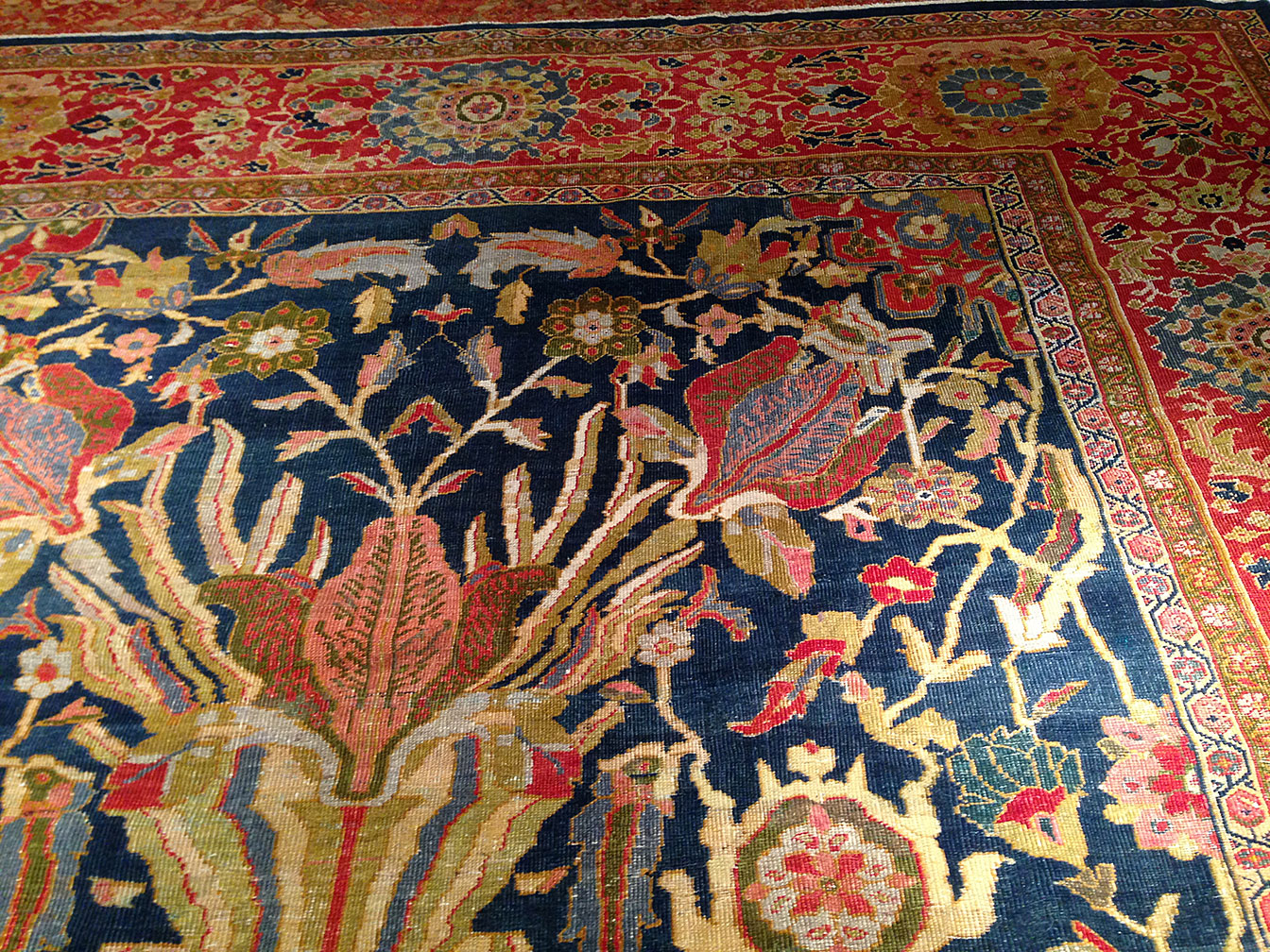 Antique sultan abad Carpet - # 9326