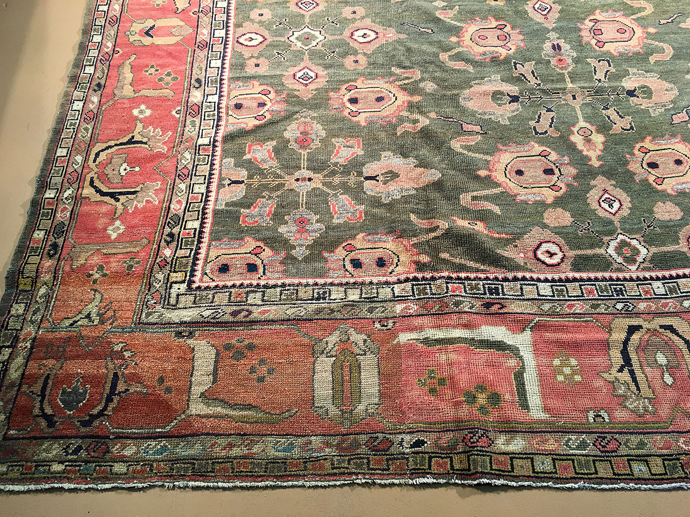 Antique sultan abad Carpet - # 93663