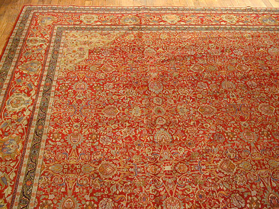 Antique tabriz Carpet - # 3875