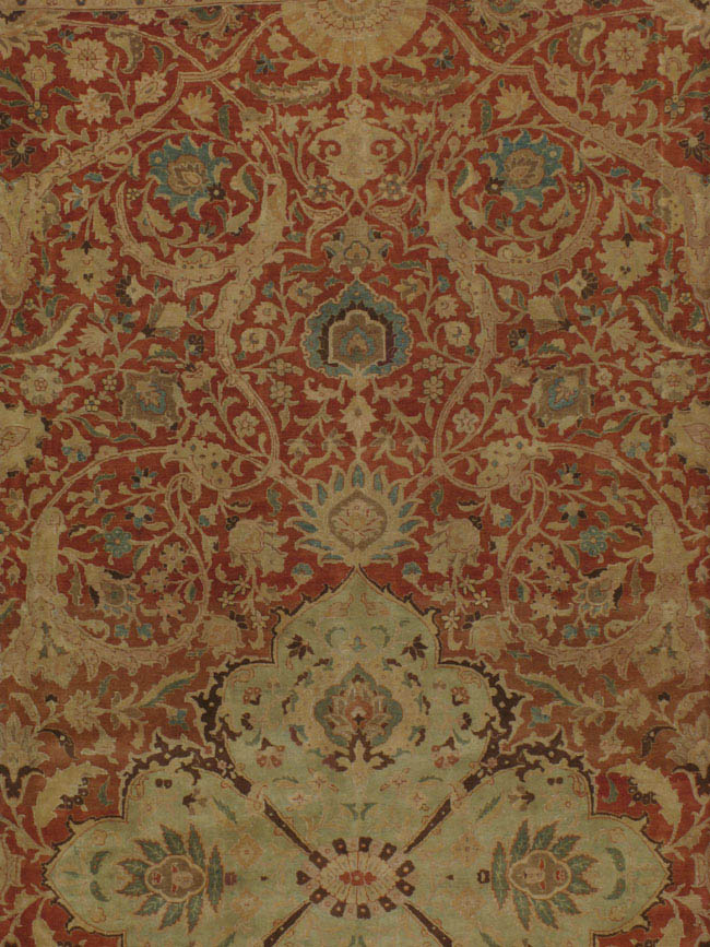 Antique tabriz Carpet - # 41132