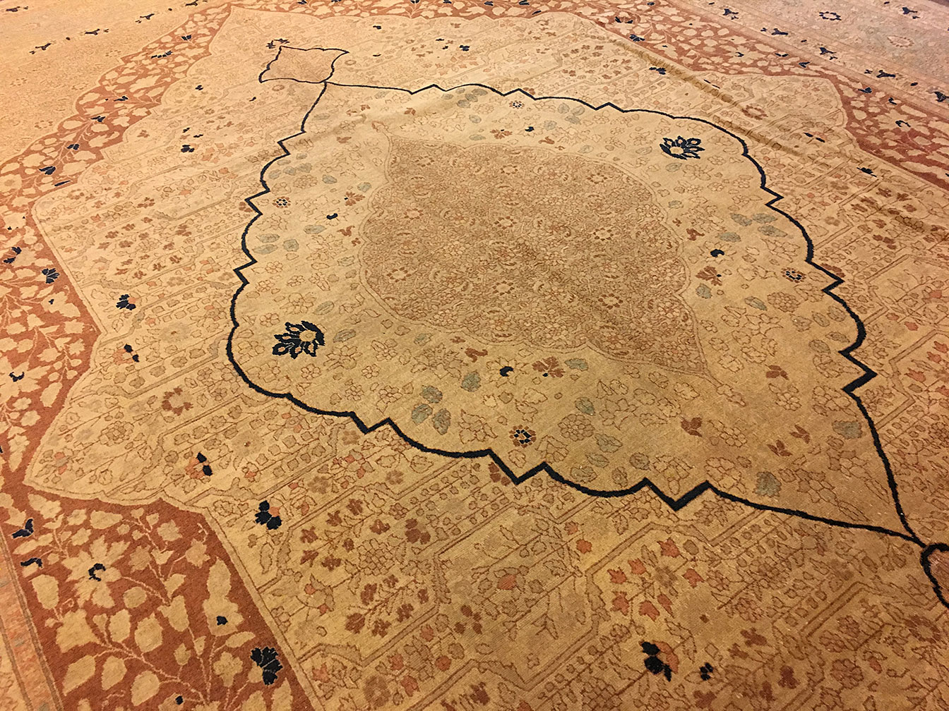 Antique tabriz Carpet - # 52610