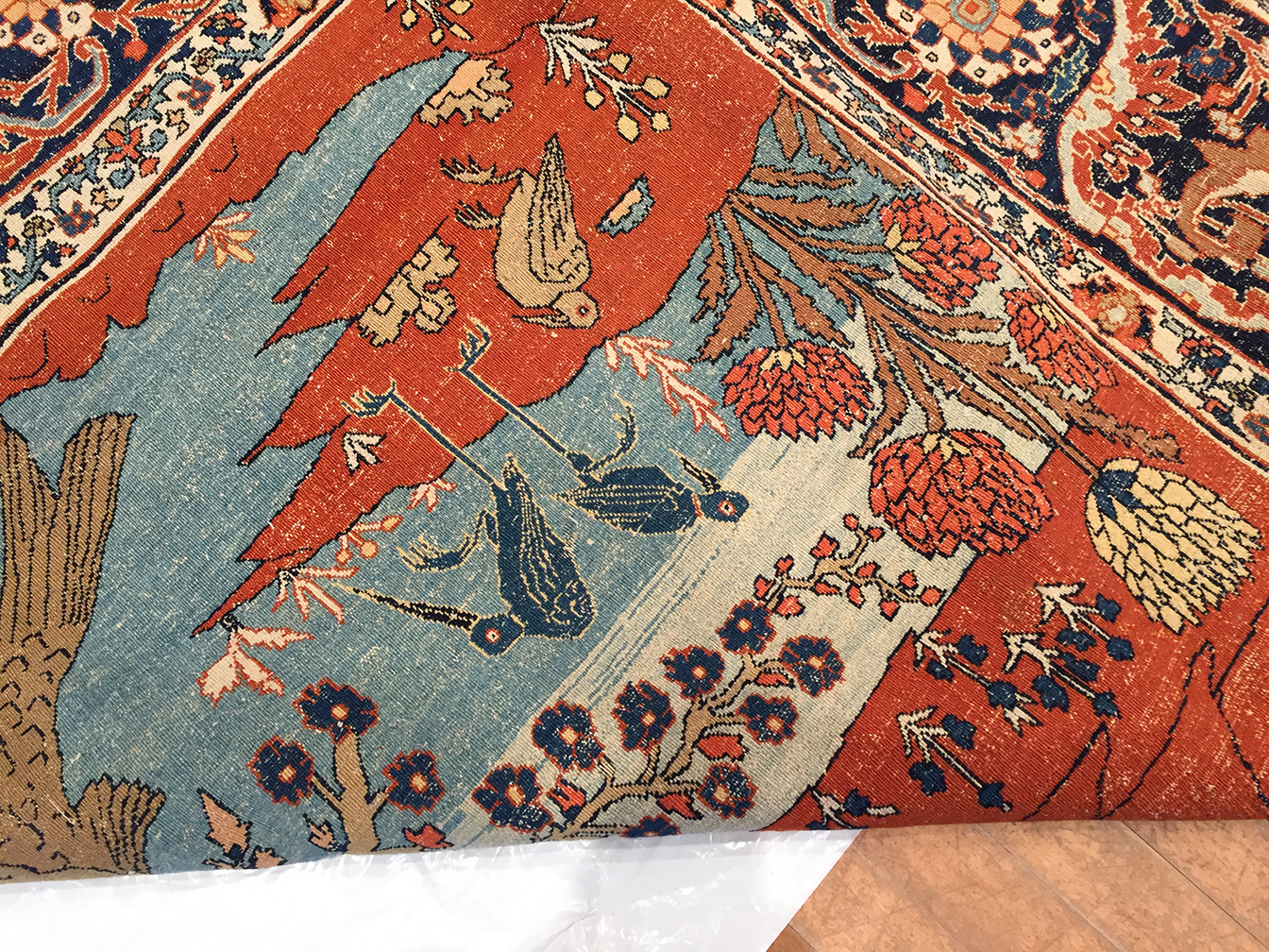Antique tabriz Carpet - # 54178