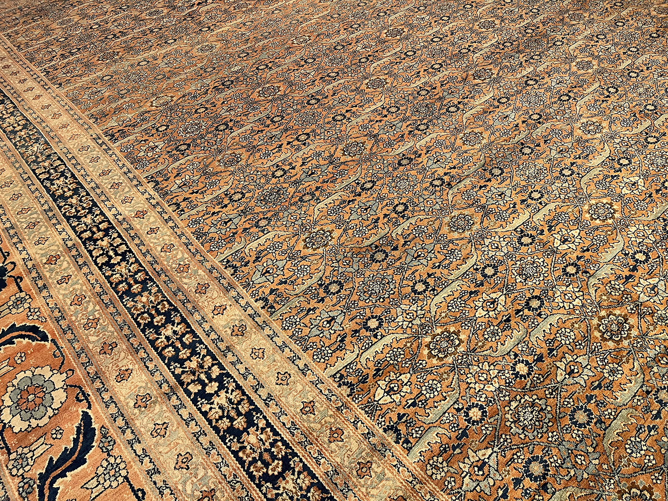 Antique tabriz Carpet - # 56347