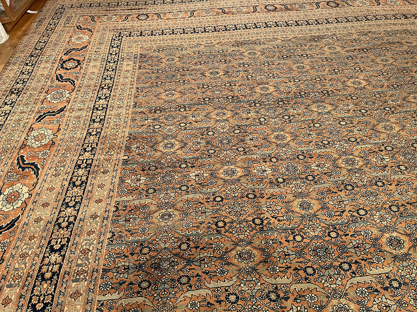 Antique tabriz Carpet - # 56347