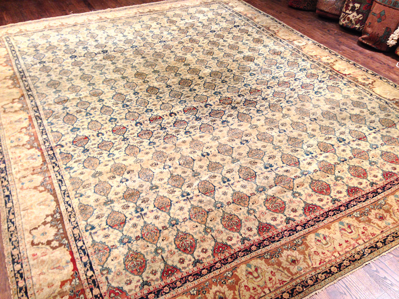 Antique tabriz Carpet - # 9187