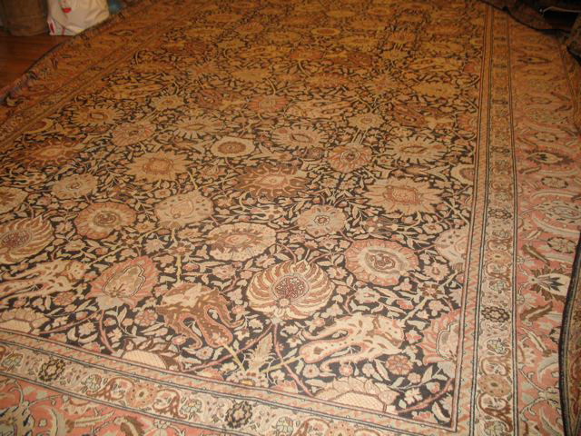 Antique tabriz Carpet - # 9241