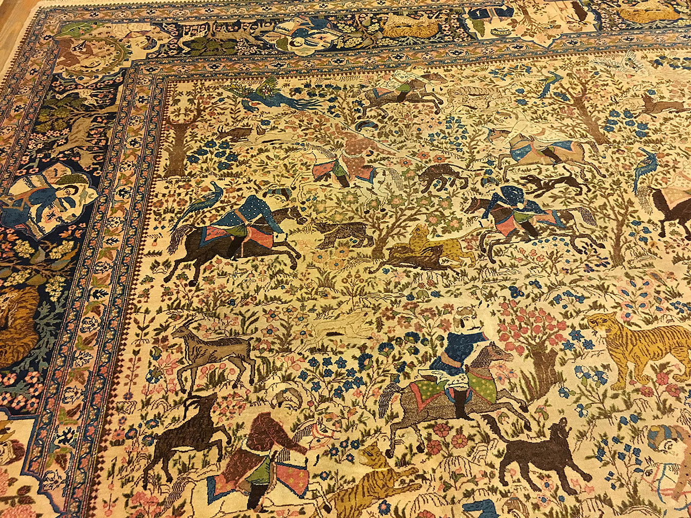 Antique tabriz Carpet - # 9710