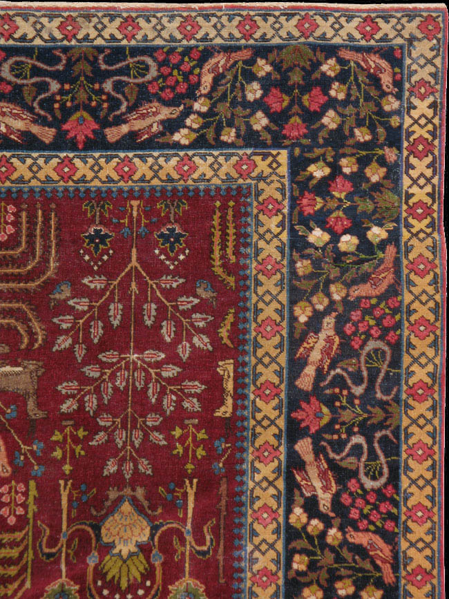 Vintage tabriz Carpet - # 40452