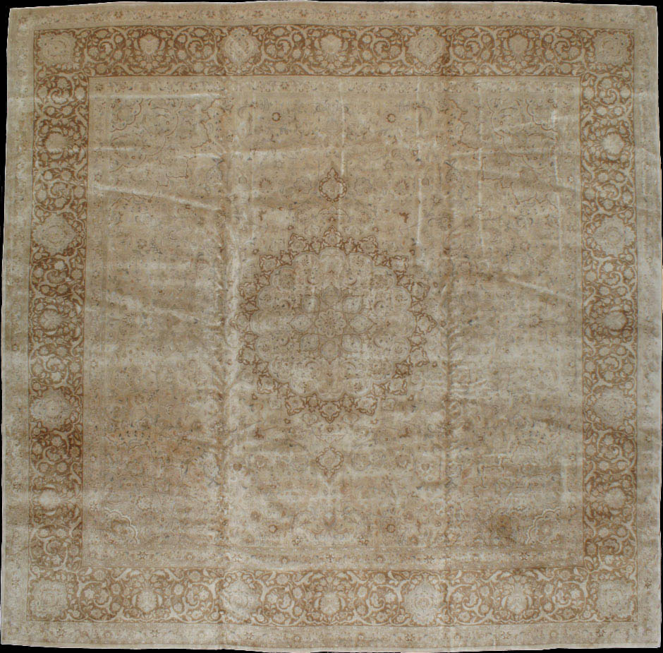 antique tabriz square Carpet - # 41035