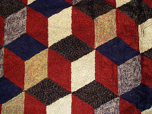 Modern hooked Carpet - # 2405