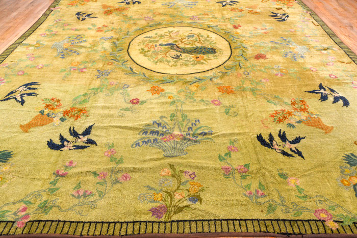 Vintage hooked Carpet - # 54213
