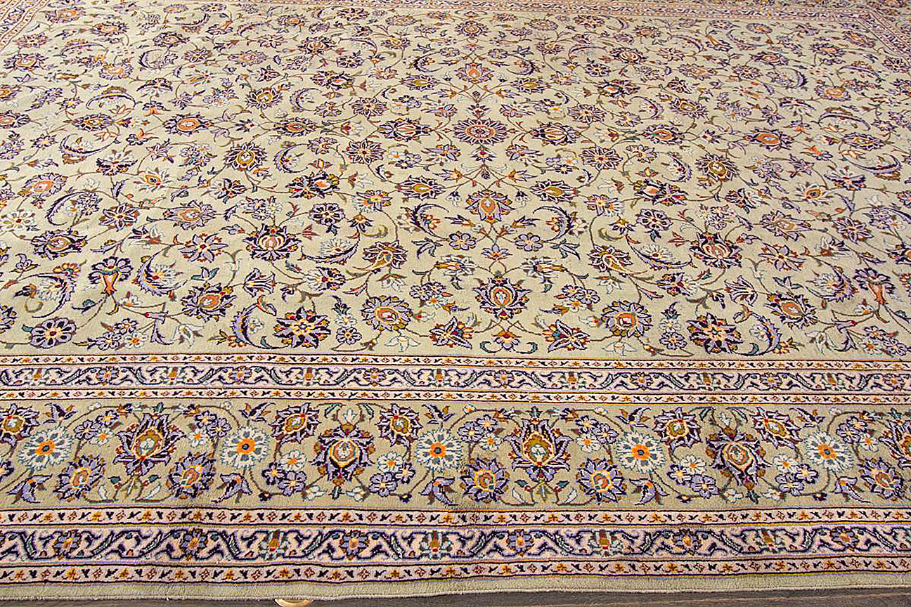 Vintage kashan Carpet - # 52864