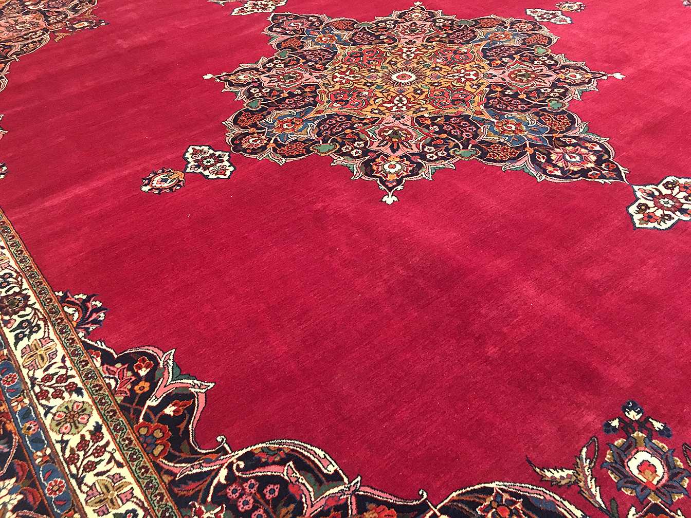 Vintage kashan Carpet - # 53138