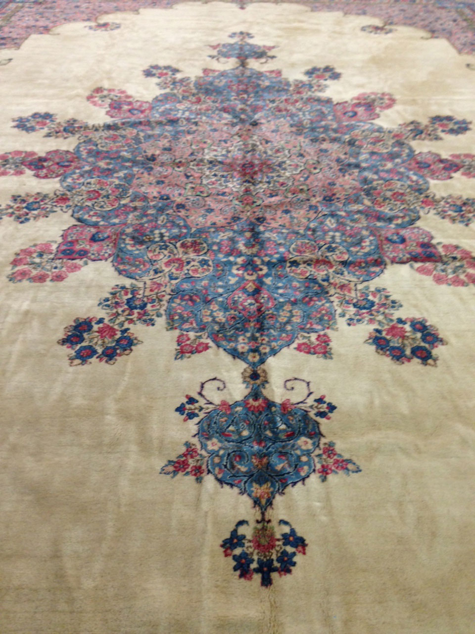 Vintage kirman Carpet - # 52523