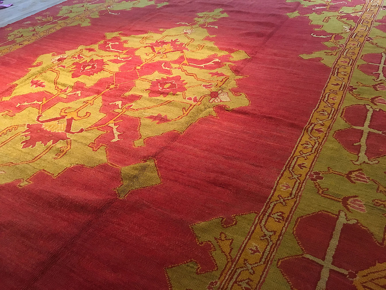 Vintage oushak Carpet - # 52984