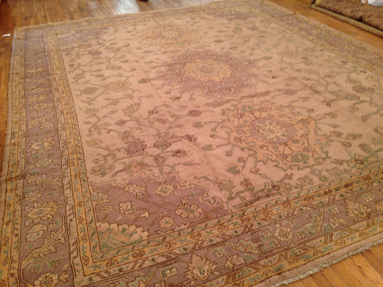 Vintage oushak Carpet - # 9786