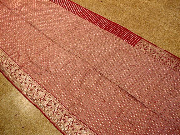 Vintage sari embroidery - # 92356