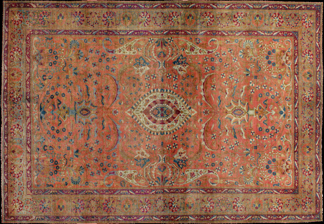 Vintage sarouk Carpet - # 52810