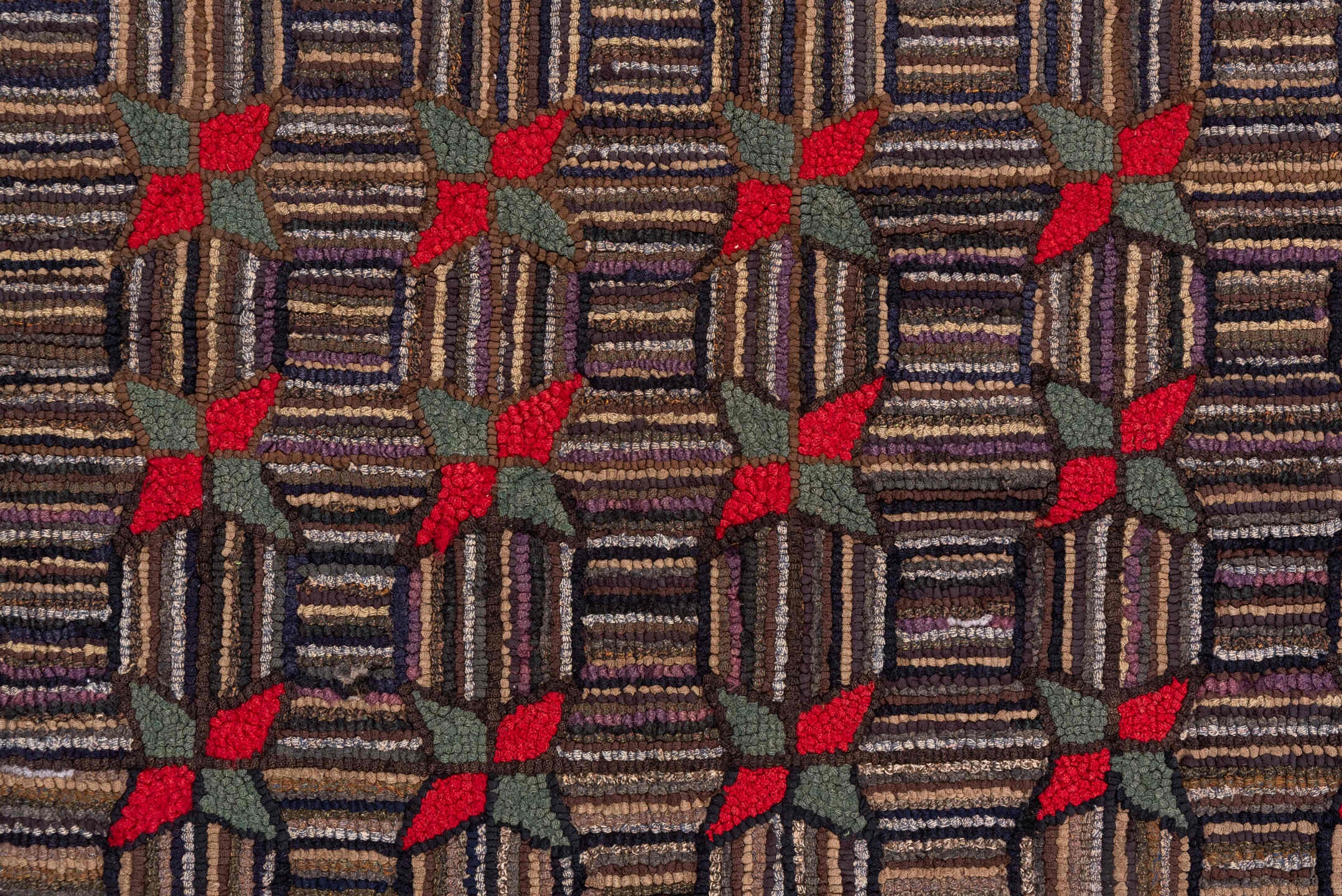 hooked Rug - # 125478
