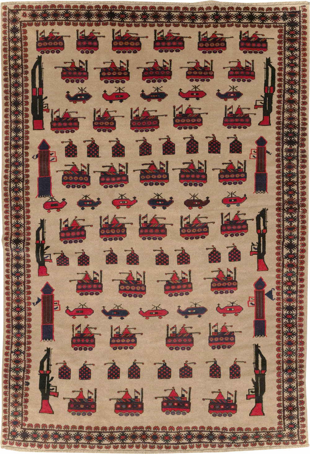 afghan Rug - # 108451