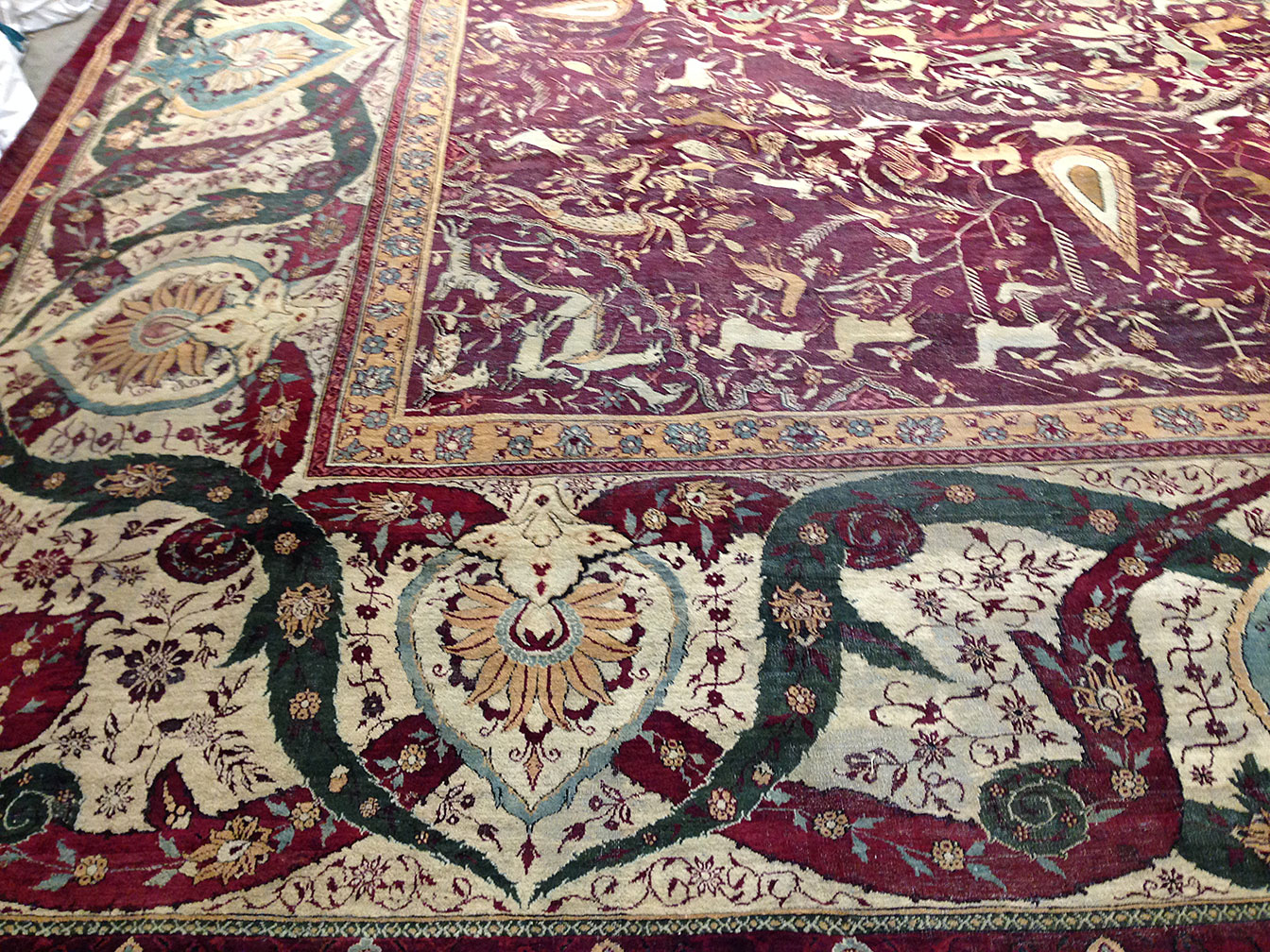 Antique agra Carpet - # 50351