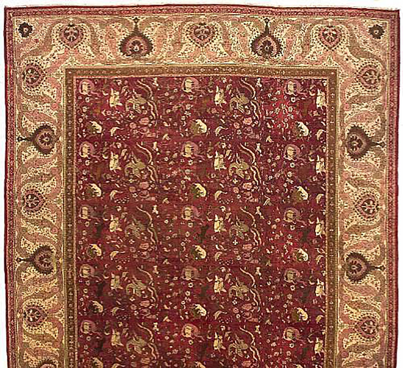 Antique agra Carpet - # 54251