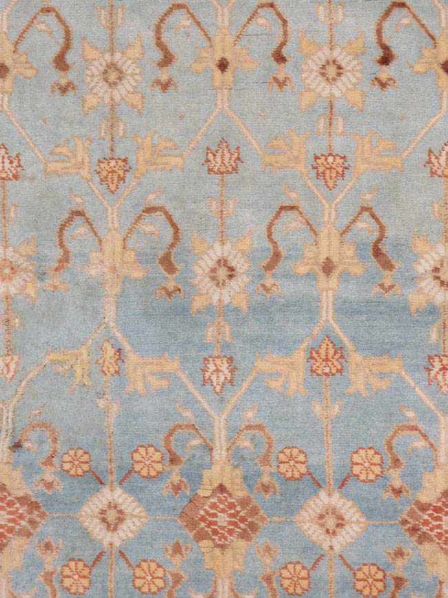 Antique agra, cotton Carpet - # 40161