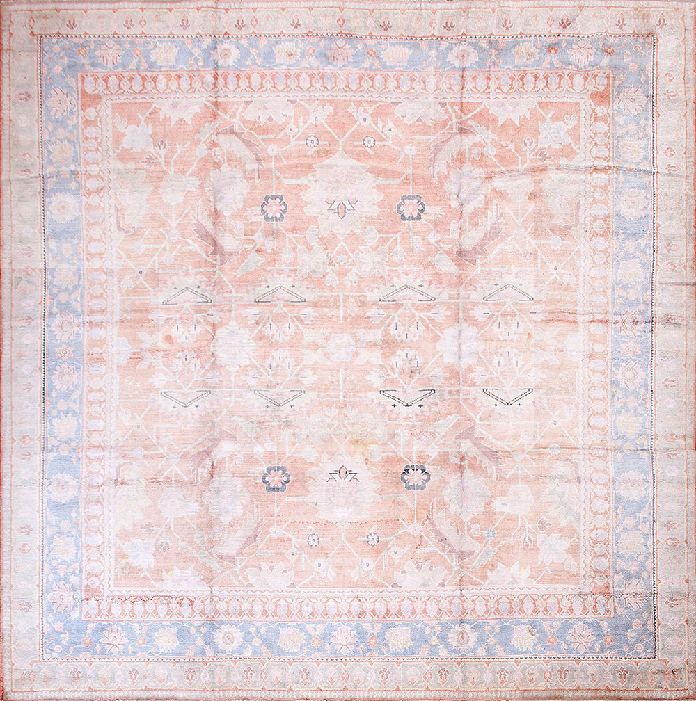 Antique agra, cotton Carpet - # 9339