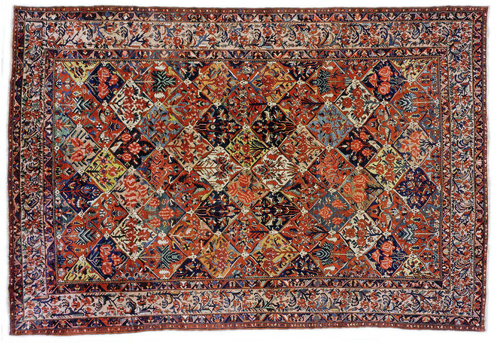Antique baktiari Carpet - # 54861