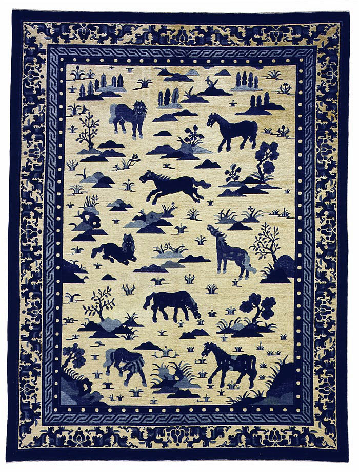 Antique chinese, peking Carpet - # 54863