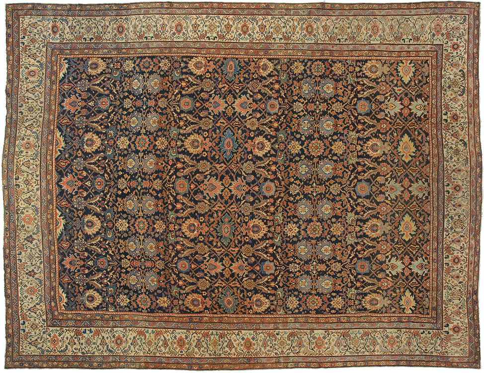 Antique fereghan Carpet - # 54865