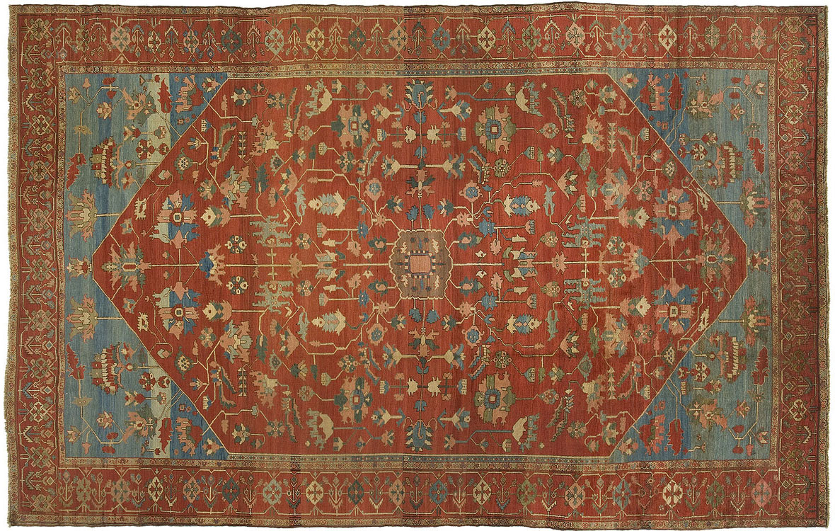 Antique heriz Carpet - # 54867