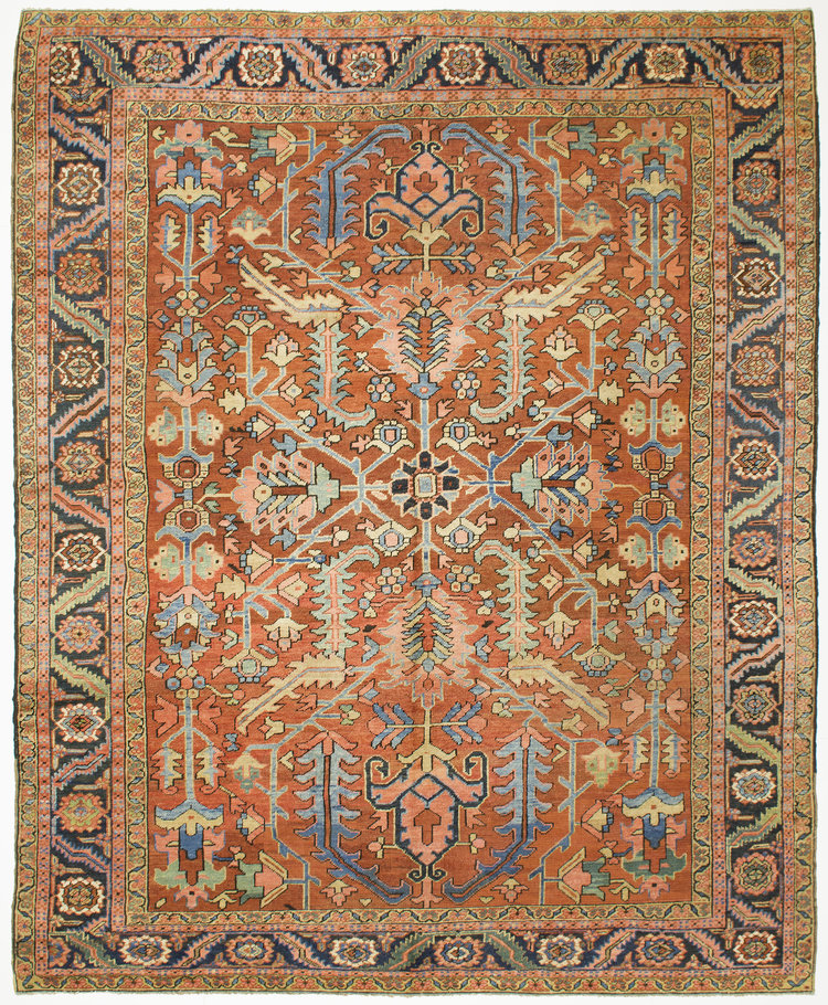 Antique heriz Carpet - # 54880