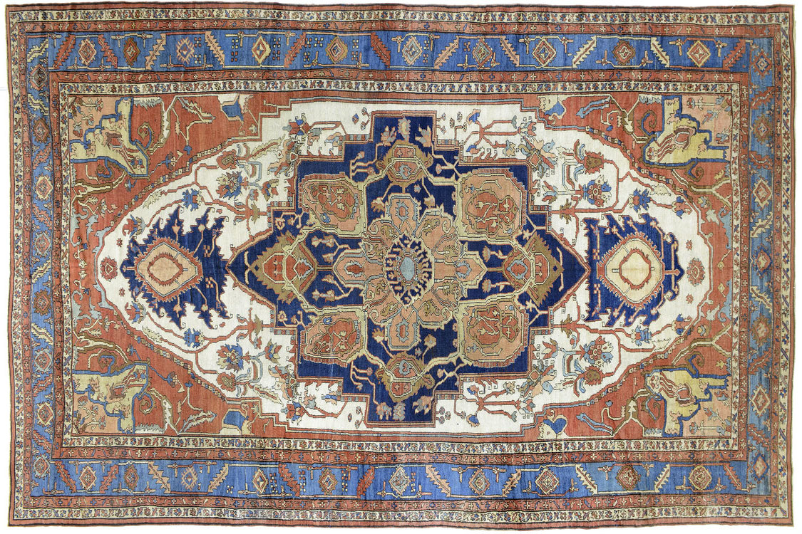 Antique heriz Carpet - # 54895