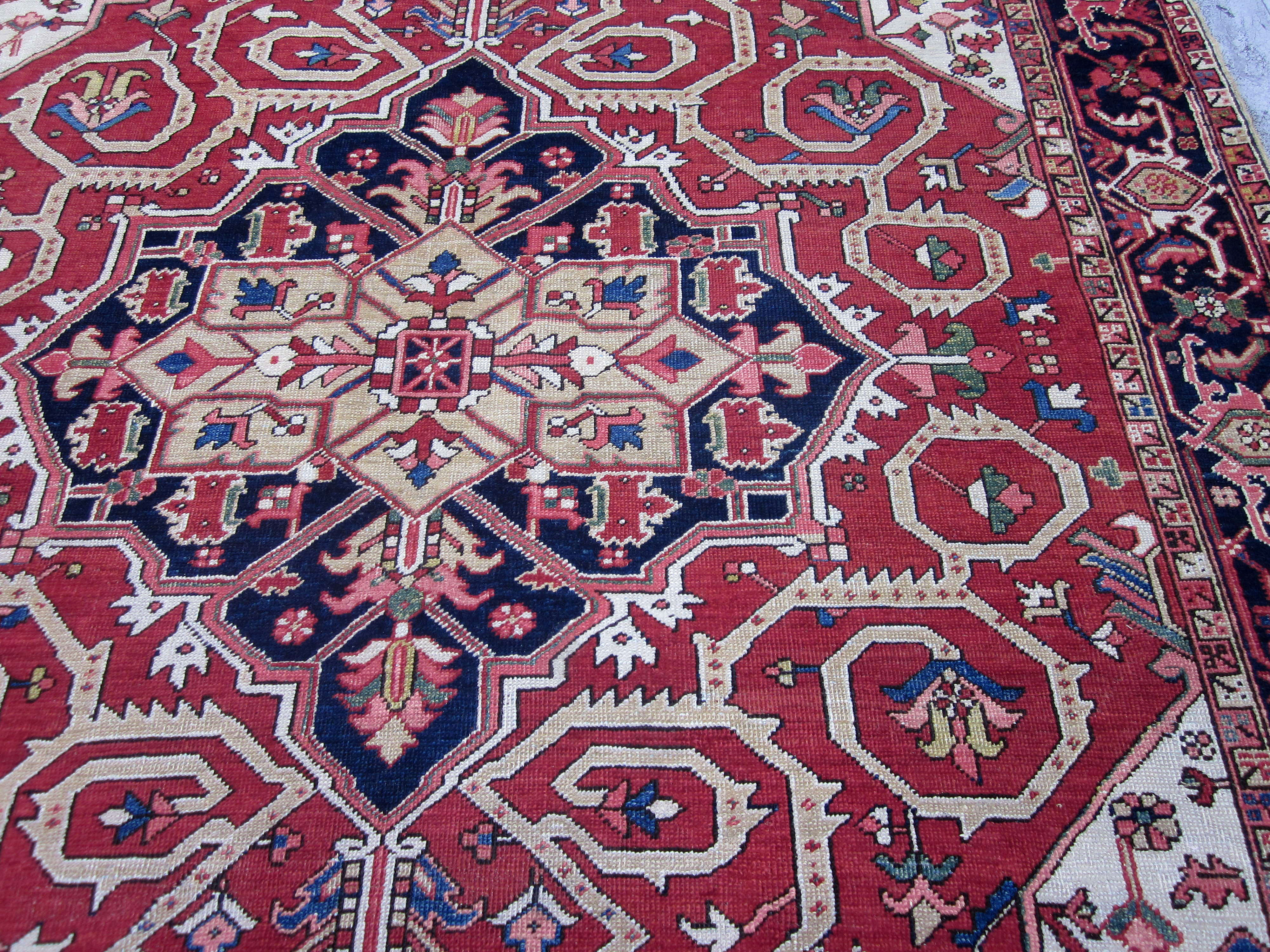 Antique heriz Carpet - # 54958