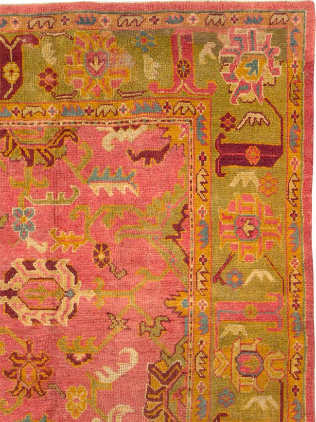 Antique oushak Carpet - # 54980