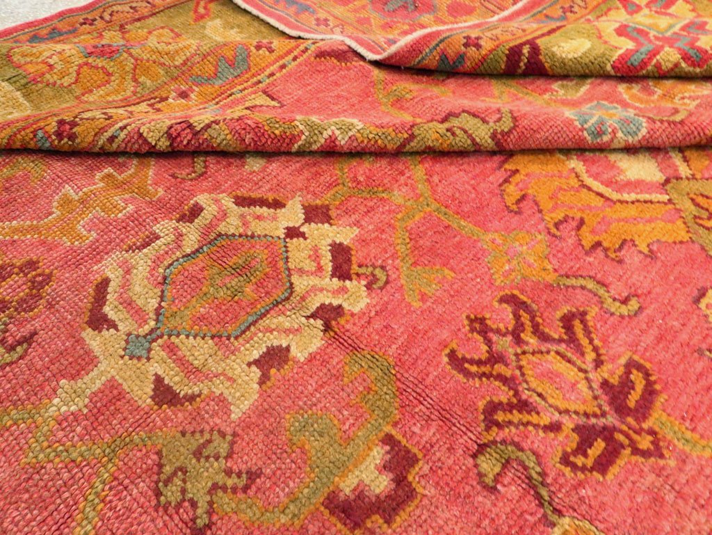 Antique oushak Carpet - # 54980