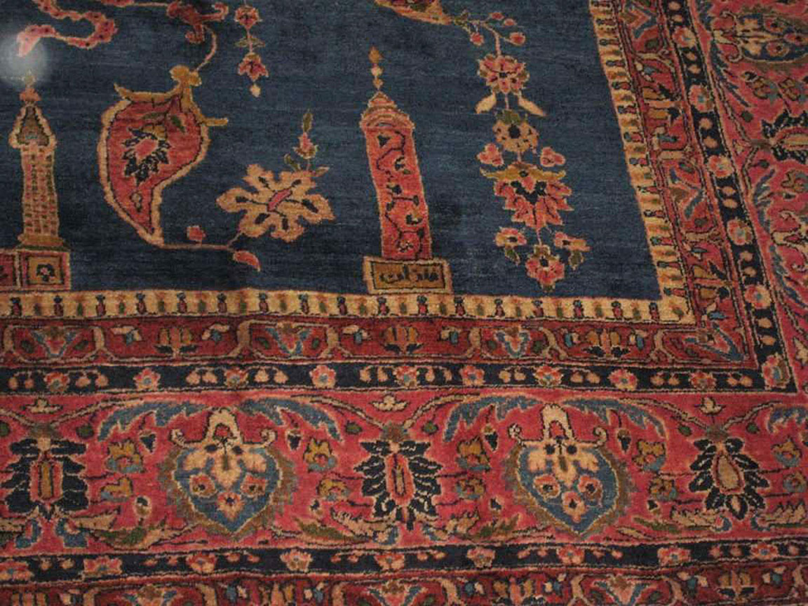 Antique sarouk Carpet - # 54928