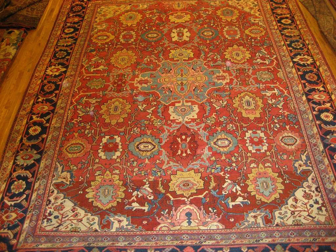 Antique sultan abad Carpet - # 54932
