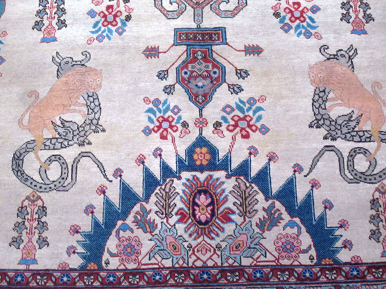 Antique tabriz Carpet - # 54929