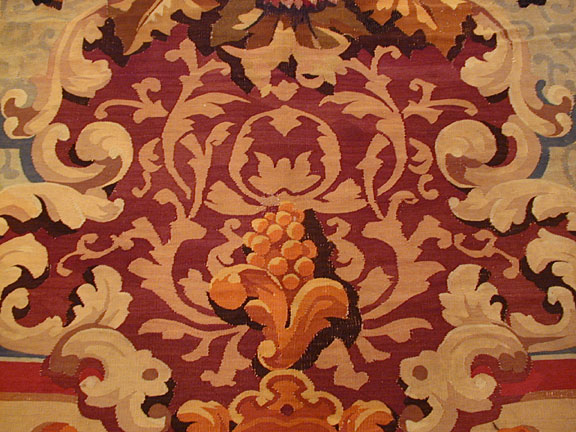 Antique aubusson Carpet - # 3922