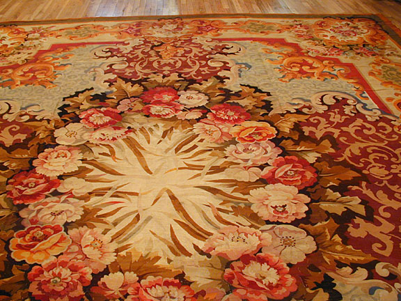 Antique aubusson Carpet - # 3922